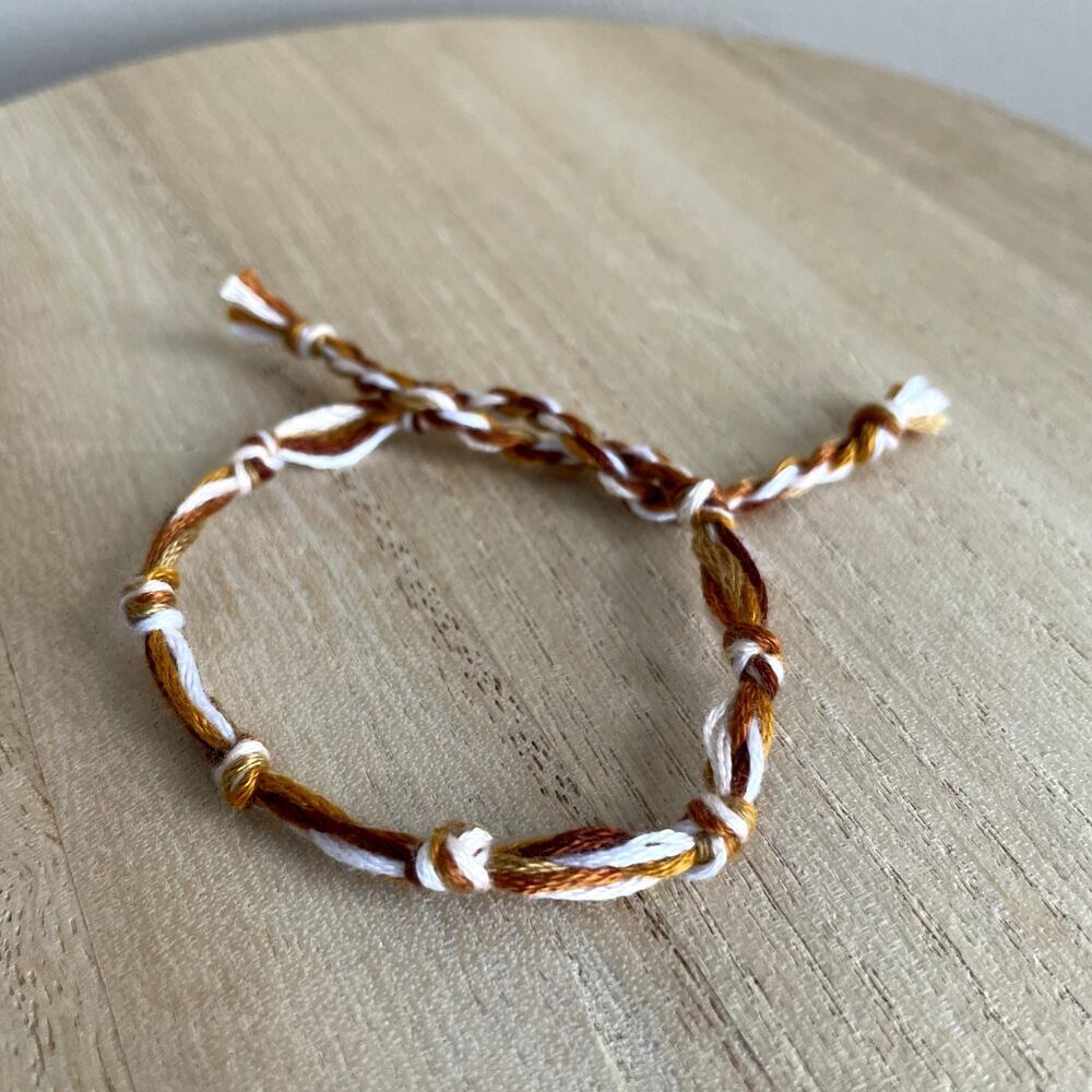 Mae Bracelet anklet trendy comfortable tie embroidery thread woven gift
